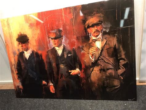 plexiglas schilderij peaky blinders